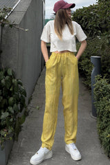 Green Women Pants