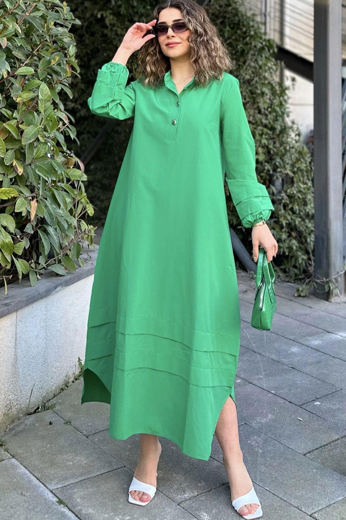 Benetton Green Women Dress