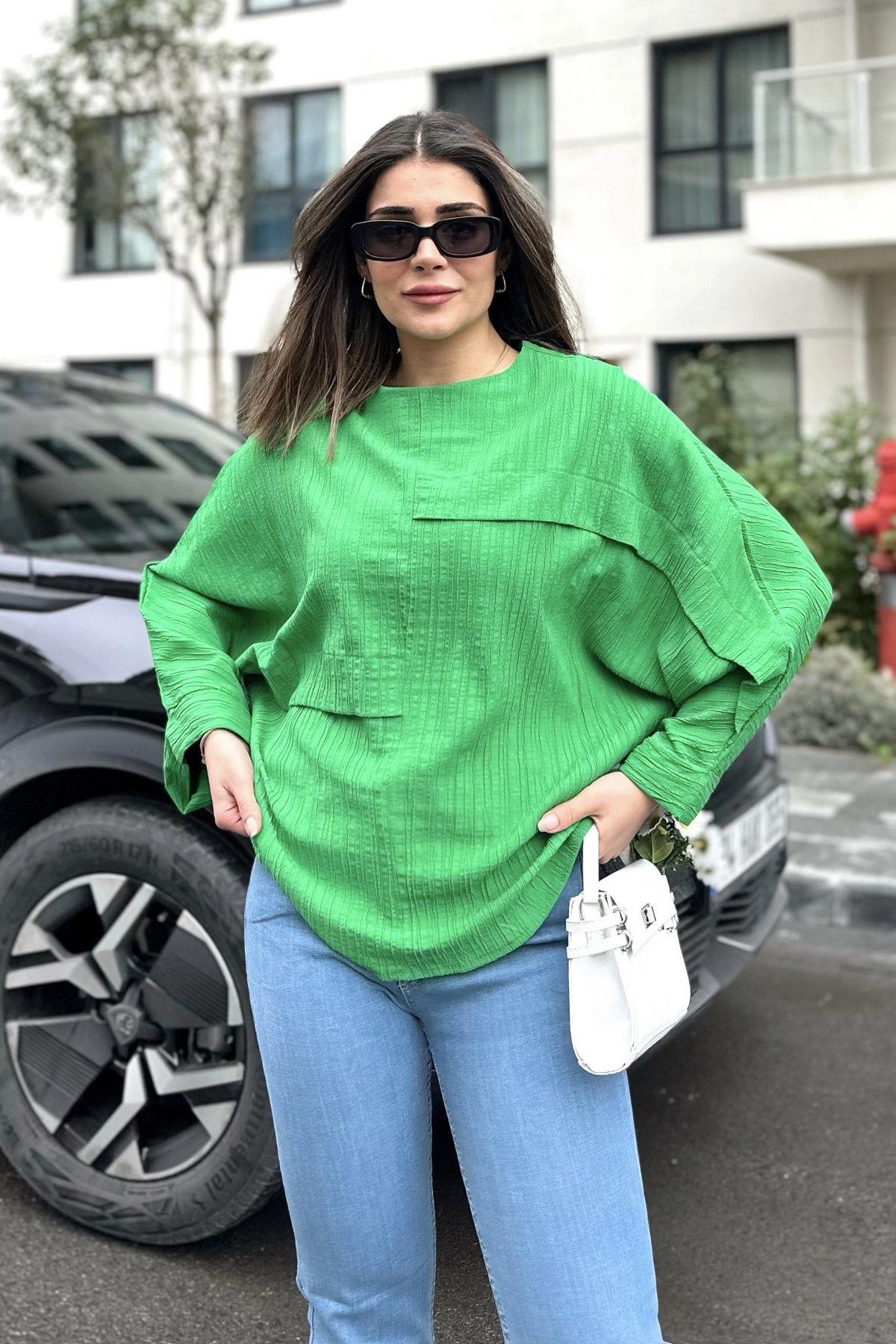 Benetton Green Women Blouse
